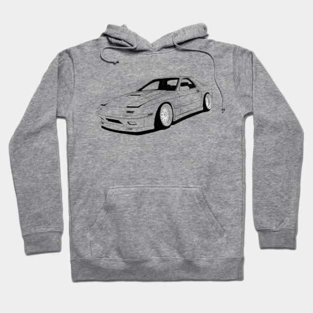 RX7 Hoodie by bulografik